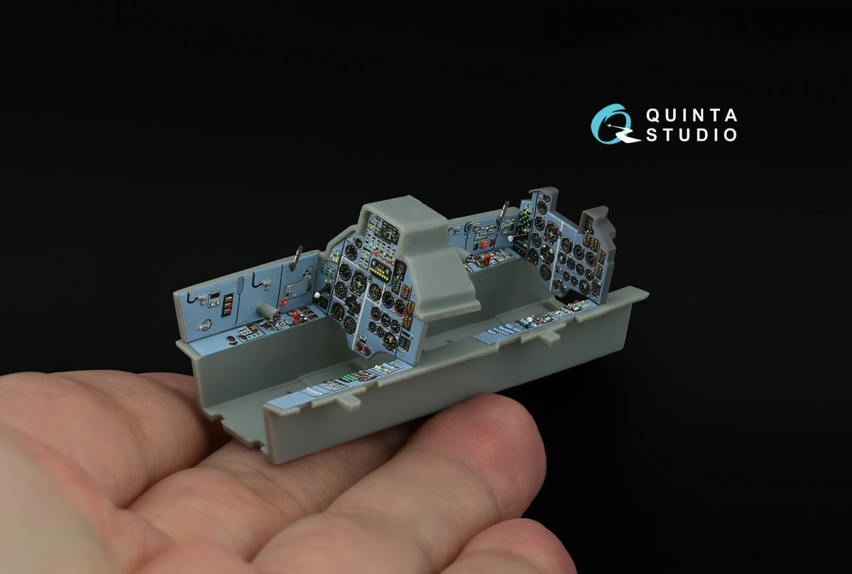 Quinta Studio QD+48409 Su-17UM3 3D-Printed &amp;amp; colored Interior on decal paper (Hobby Boss) (with 3D-printed resin parts) 1/48 – image 5