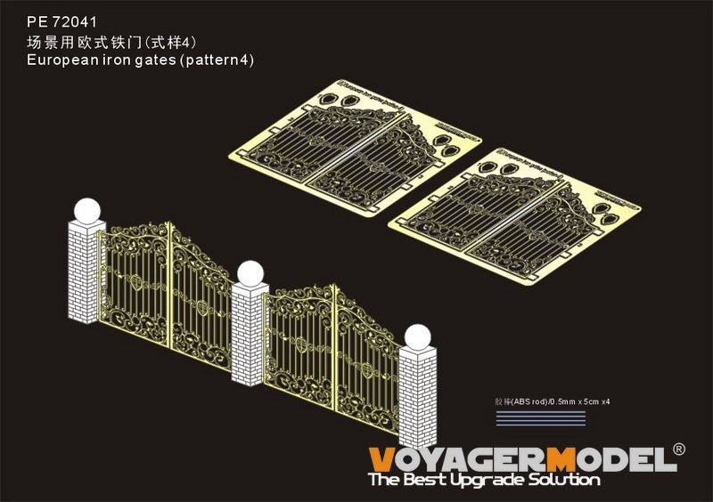 Voyager Model PE72041 European Iron Gates (pattern4)(GP) 1/72 – obrázek 2