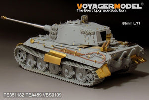 Maquette Voyager PE351182 Char King Tiger allemand de la Seconde Guerre mondiale (tourelle Hensehel) (pour kit DRAGON/ZVEZDA) 1/35 – image 16