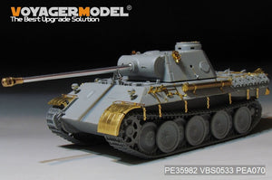 Voyager Model PE35982 WWII German Panther D Tank Early version Basic For TAKOM 2103 1/35 – obrázek 3