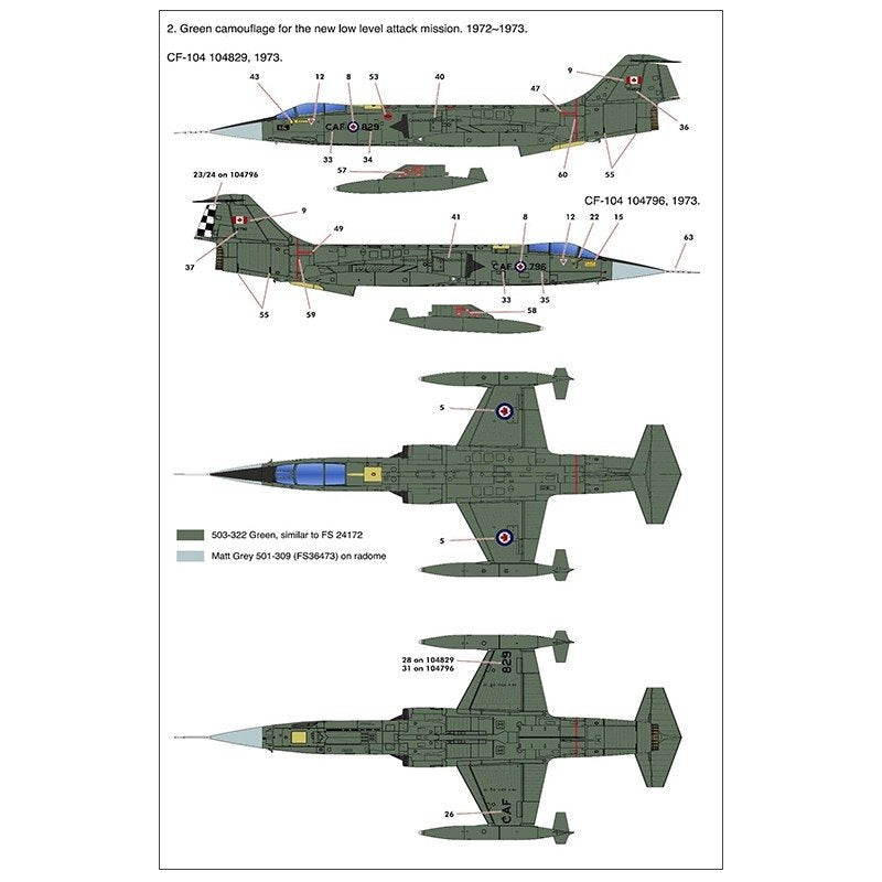Kinetic K48127 CF-104 Starfighter 1/48 – obrázek 4