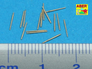 Aber 350L-15 Set of 16 pcs 37 mm L/83 barrels SK C/30 for German ships 1/350 – image 2