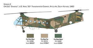 Italeri 2774 H-21C &amp;quot;Flying Banana&amp;quot; Gunship 1/48 – obrázek 2