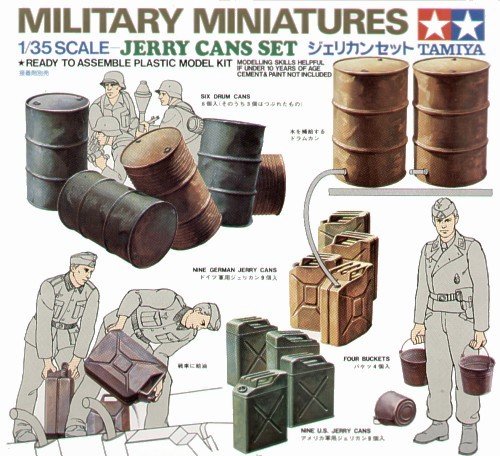 Tamiya 35026 Jerry Can Set 1/35