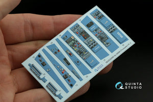 Quinta Studio QDS-32095 Su-30SM 3D-Printed &amp;amp; colored Interior on decal paper (conversion for Trumpeter Su-30MKK) (Small version) 1/32 – image 13
