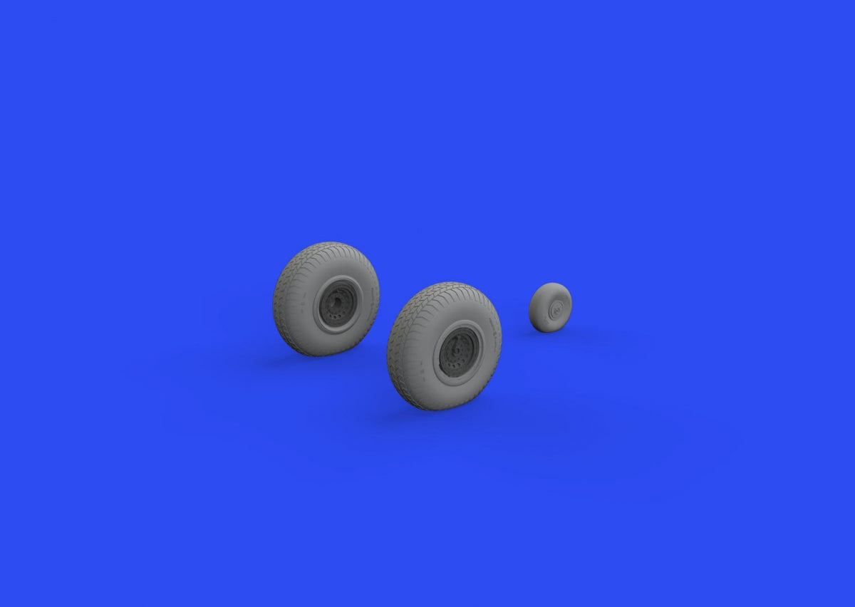 Eduard 6481027 B-17F wheels rhomboid tread EDUARD 1/48 – obrázek 3