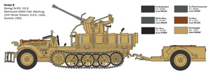 Italeri 6395 SD.KFZ.10/4 with FLAK 30 and crew 1/35 – immagine 5