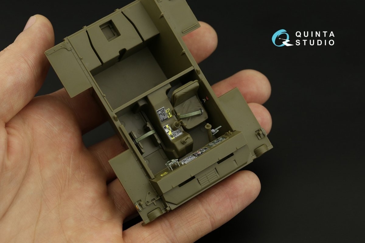 Quinta Studio QD35051 Gama Goat family 3D-Printed &amp;amp; colored Interior on decal paper (Tamiya) 1/35 – image 12