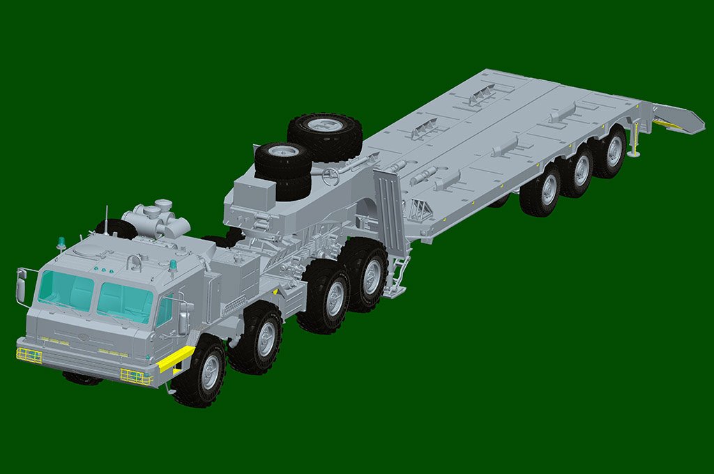 Trumpeter 01086 BAZ-6403 with ChMZAP-9990-071 trailer 1/35 – image 5