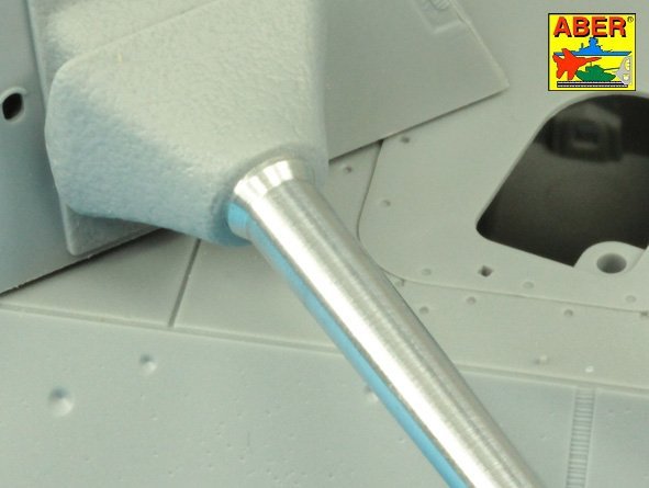 Aber 35L-167 German 7.5cmKwK42L/70 gun barrel without muzzle brake for Panther Ausf. A/D/G or Panther II (1/35) – image 4