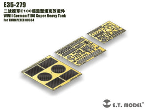 ET Model E35-279 WWII German E100 Super Heavy Tank For TRUMPETER 00384 1/35