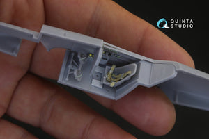 Quinta Studio QD48105 Bf 109C/D 3D-Printed &amp;amp; colored Interior on decal paper (for Modelsvit kit) 1/48 – Bild 8