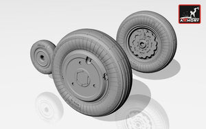 Armory Models AW72013 Yakovlev Yak-141 Freestyle wheels 1/72 – obrázek 2