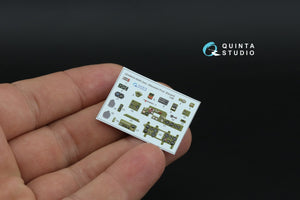 Quinta Studio QD48609 A6M5 Zero (Mitsubishi Production) 3D-Printed &amp;amp; colored Interior on decal paper (Eduard) 1/48 – image 3