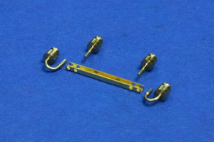 RB Model 35D02 Telegraphic pillar with 4 insulators Set contains not assembled 2 pcs 1/35 – Bild 5