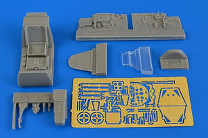 Aires 4698 Bf 109G-5 (late) cockpit set 1/48 EDUARD