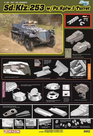 Dragon 6952 Sd.Kfz.253 w/Pz.Kpfw.I Turret 1/35
