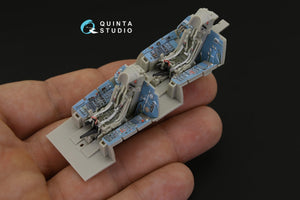 Quinta Studio QD48181 Su-27UB 3D-Printed colored Interior on decal paper (for KittyHawk kit) 1/48 – obrázek 7