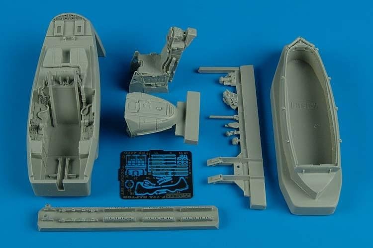 Aires 4480 F/A-22 Raptor cockpit set 1/48 Hasegawa
