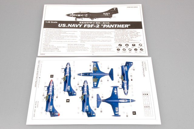 Trumpeter 02832 US.NAVY F9F-2 PANTHER 1/48 – immagine 2