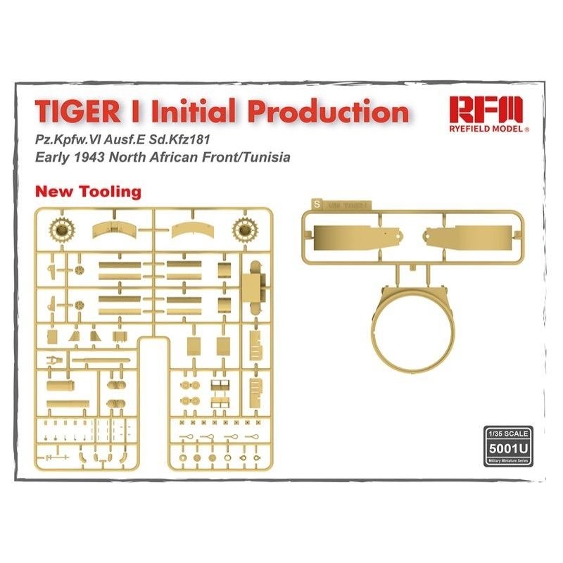 Rye Field Model 5001U Tiger 1 Initial Production Early 1943 1/35 – Bild 5