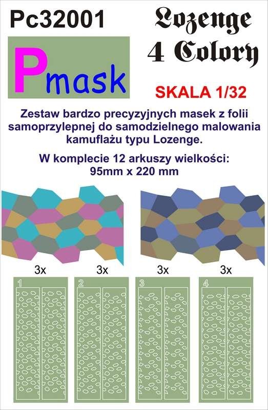P-Mask PC32001 LOZENGE 4 COLORS (1/32)