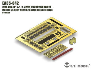 E.T. Model EA35-042 Modern US Army M1A1/A2 Bustle Rack Extension 1/35 – zdjęcie 3