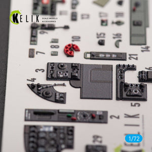 KELIK K72151 Bristol Beaufort Mk.1 - interior 3D decals for Airfix kit 1/72 – obrázek 7