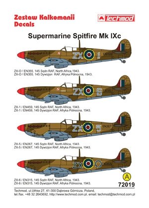 Techmod 72019 - Supermarine Spitfire Mk.IX 1/72 – zdjęcie 2
