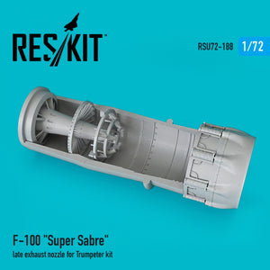 RESKIT RSU72-0188 F-100 &amp;quot;SUPER SABER&amp;quot; LATE EXHAUST NOZZLE FOR TRUMPETER KIT 1/72 – image 2