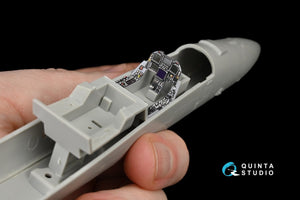 Quinta Studio QD48049 F/A-18E 3D-Printed &amp;amp; colored Interior on decal paper (for Hasegawa kit) 1/48 – image 11