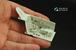 Quinta Studio QD32163 Bf 109G-2/4 3D-Printed &amp;amp; colored Interior on decal paper (Revell) 1/32 – Bild 8
