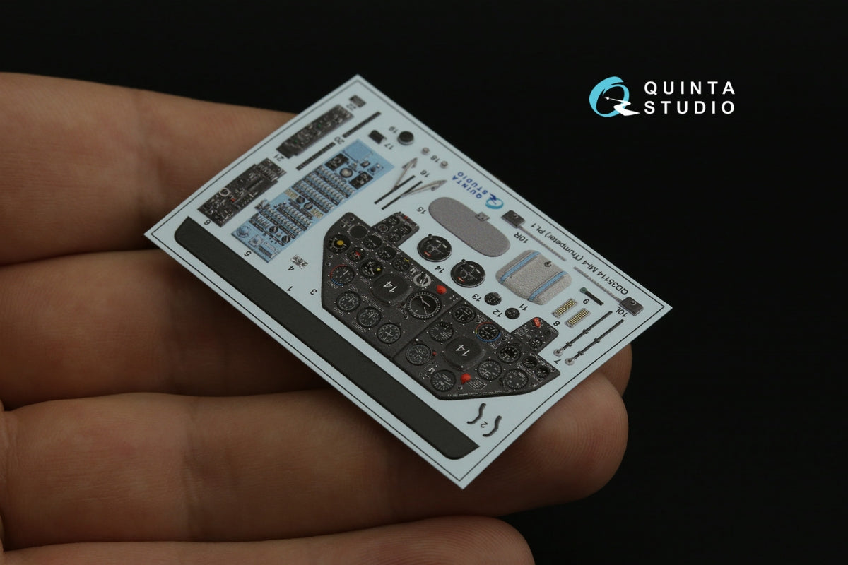 Quinta Studio QD35114 Mi-4 3D-Printed &amp;amp; colored Interior on decal paper (Trumpeter) 1/35 – image 7