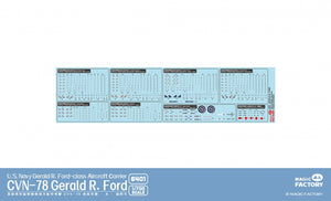 Magic Factory 6401 USS Gerald R. Ford (CVN-78) - US Navy Gerald R.Ford - class Aircraft Carrier 1/700 – obrázek 15