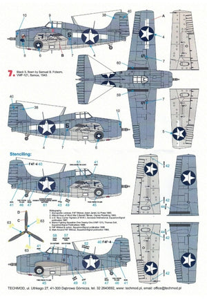 Techmod 48131 Grumman F4F-4 Wildcat 1/48 – Bild 5