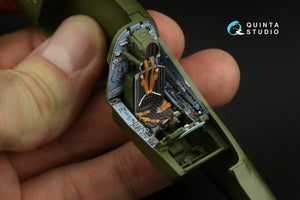 Quinta Studio QD48249 Su-25 3D-Printed &amp;amp; colored Interior on decal paper (Zvezda) 1/48 – Bild 6