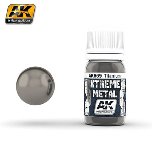 AK Interactive AK669 XTREME METAL TITANIUM 30ml