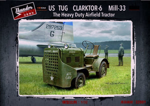 Thunder Model 32001 US Tug Clarktor-6 Mill-33 The heavy duty airfield tractor 1/32 – imagen 2
