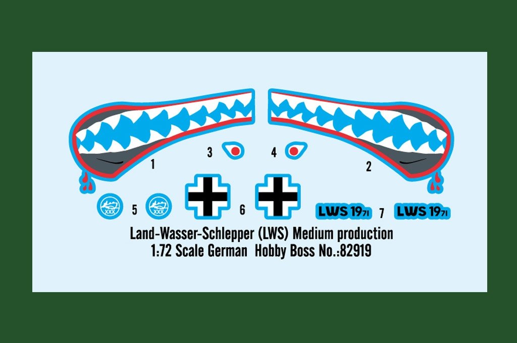 Hobby Boss 82919 German Land-Wasser-Schlepper (LWS) Medium production 1/72 – obrázek 2