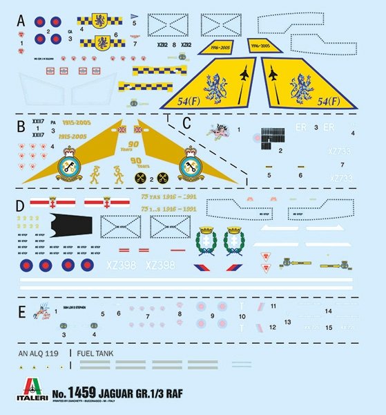 Italeri 1459 Jaguar GR.1/GR.3 RAF 1/72 – Bild 3