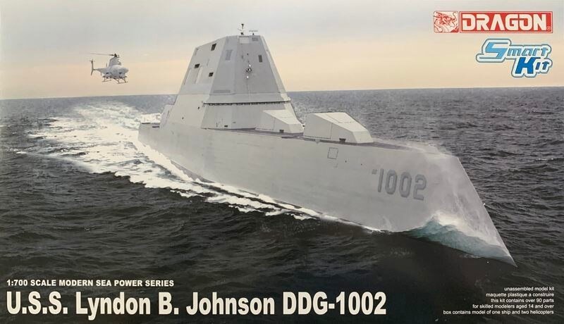 Dragon 7148 USS Zumwalt/Michael Monsoor/Lyndon B. Johnson 1/700