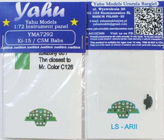 Yahu YMA7292 Ki-15 / C5M Babs LS - ARII (1/72)