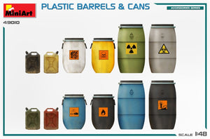 MiniArt 49010 PLASTIC BARRELS &amp;amp; CANS 1/48 – imagen 4