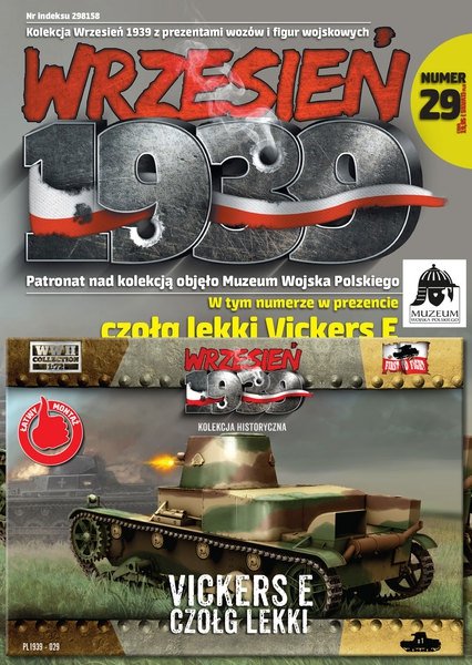 Premier char léger Vickers E PL029 à combattre (1/72)