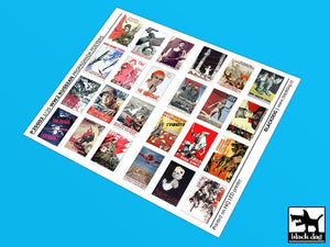 Black Dog P35003 WW II Russian Propaganda posters (24 posters) 1/35
