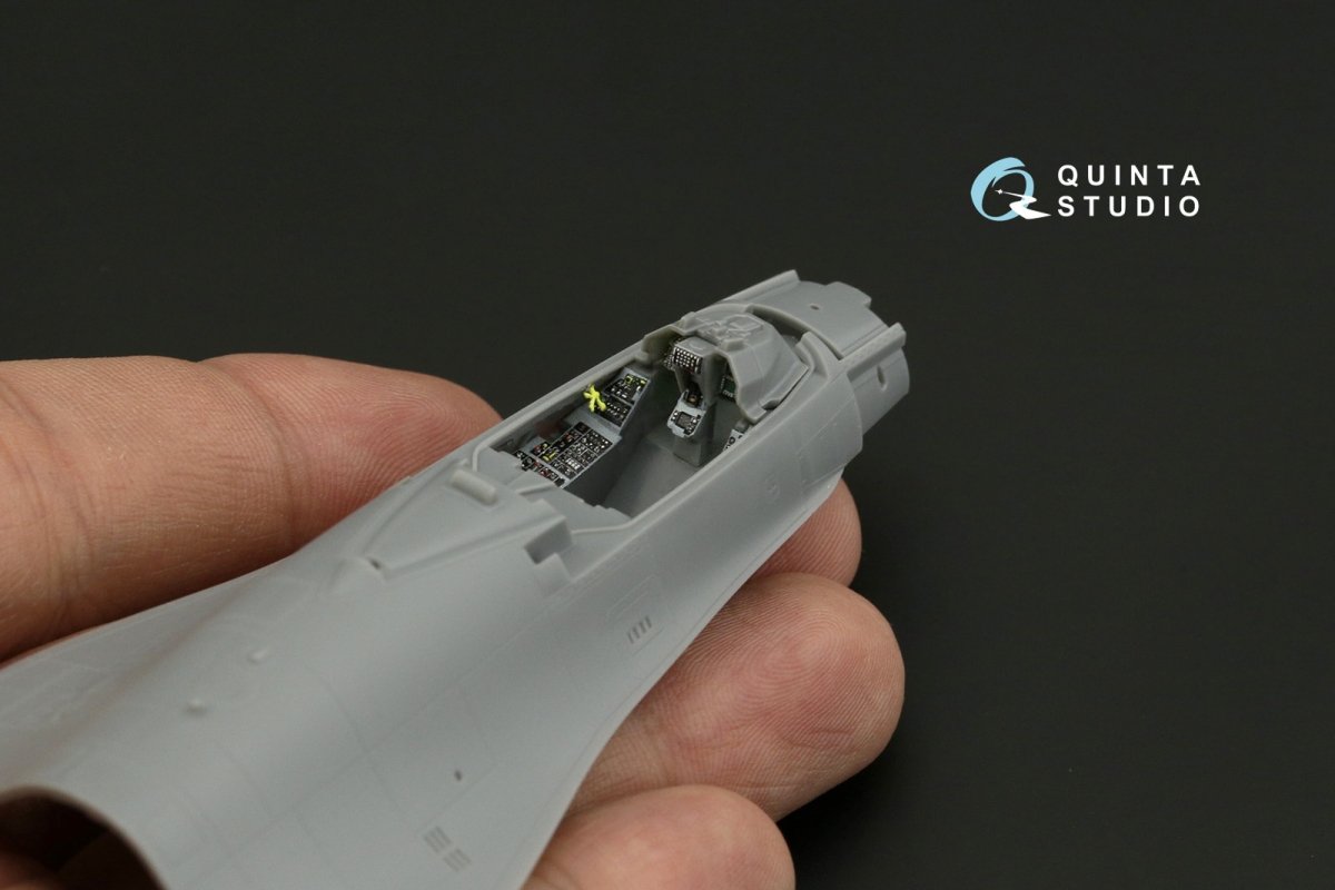 Quinta Studio QD72057 F-16CJ 3D-Printed &amp;amp; colored Interior on decal paper (Tamiya) 1/72 – Bild 11