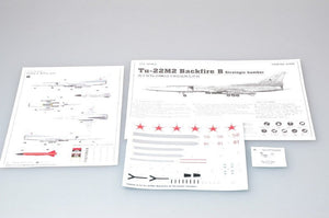 Trumpeter 01655 Tu-22M2 Backfire B Strategic bomber 1/72 – Bild 2