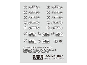 Tamiya 35384 Zundapp KS600 Sidecar 1/35 – Bild 6