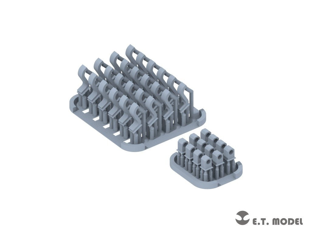 ET Model P35-317 Tiger II Spare Track Brackets For Late Version Track ( 3D Print ) 1/35 – image 2