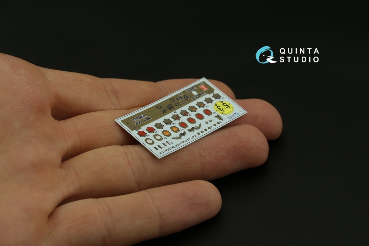 Quinta Studio QD35061 Dodge M37 3D-Printed &amp;amp; colored Interior on decal paper (Roden) 1/35 – image 3